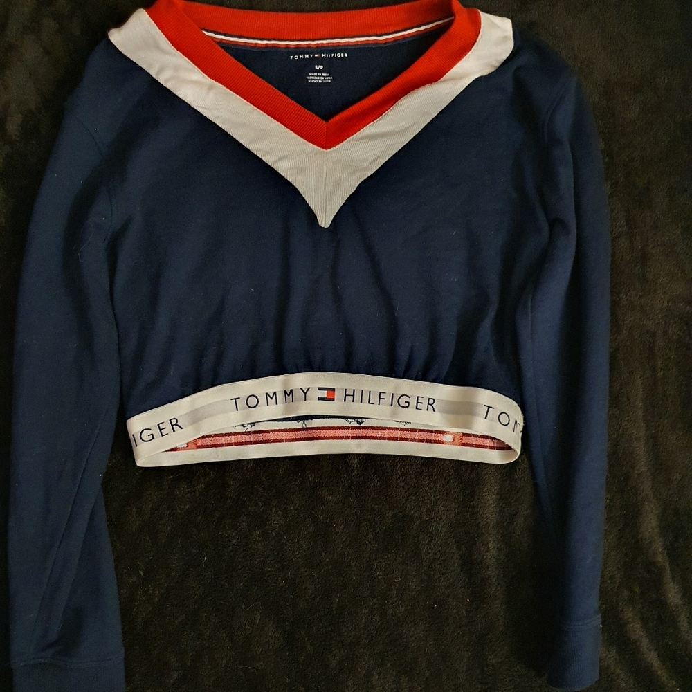 Tommy Hilfiger long sleeve halter